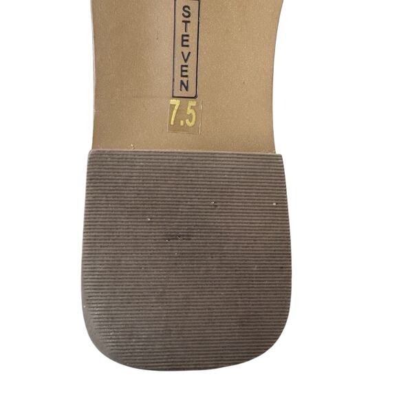 STEVE MADDEN Steven New York Harlien Slide Sandal Cognac Croc 7.5 - Picture 5 of 6